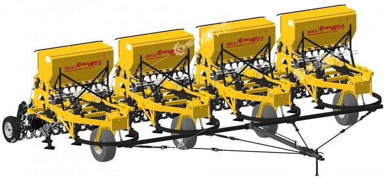 Set of seeders-cultivators KSCP-2,1Dx4 - modular