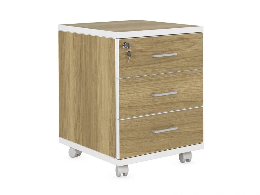 3-drawer cabinet with central lock, art. CLF204