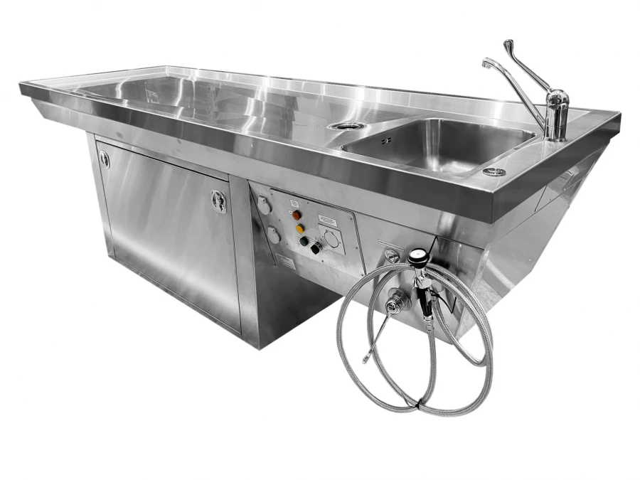 TANARTIS® autopsy table, with accessories "Titan Advanced"