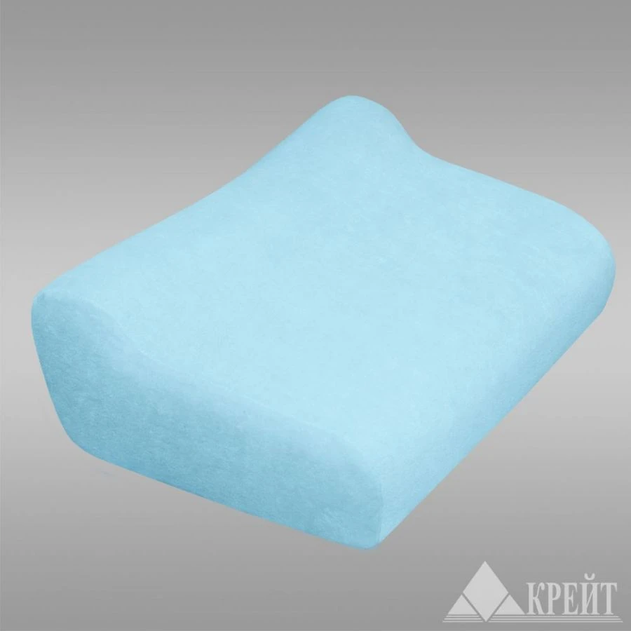 Orthopaedic head pillow with "C" shaped roll - "Kreut".