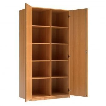 Wooden filing cabinet of "Edelwood" trade mark
