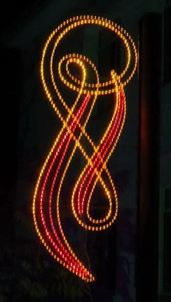 LED console (LED panel) "Autograph" - decorative street lamp on brackets (modifications 220V, 24V, 12V)
