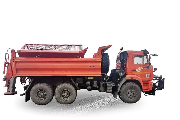 Combined ED 405A3 road machine on the basis of KAMAZ 43118-50 chassis