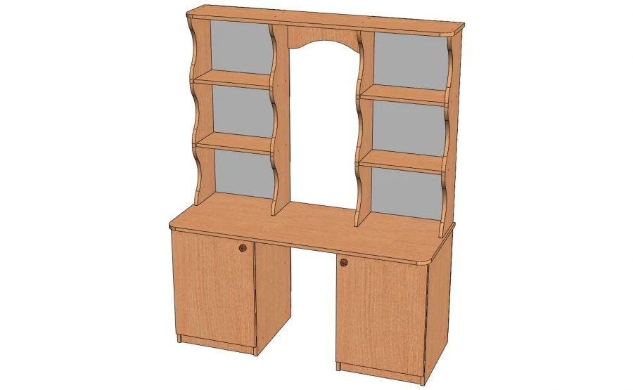 Shelving unit "Book Corner". Model: UK