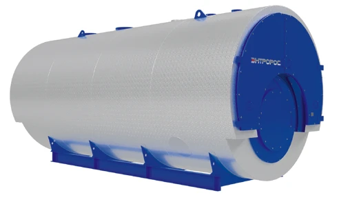 Water-heating gas-tube boilers THERMOTECHNIK type TT100-02, 1-22 MW (without burner and furnace installations, insulation and li