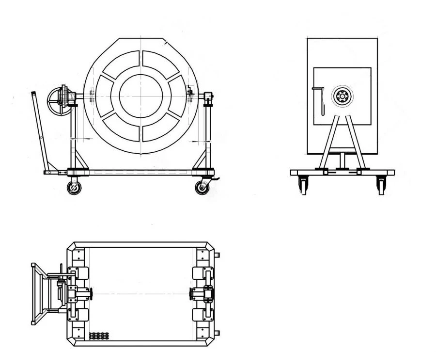 Trolley for booster TG-Spec1 VB-PM