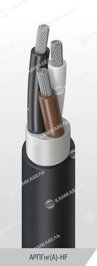 Power cable of EPRon® type with aluminium conductors, insulation made of ethylene propylene rubber for voltage 0,66, 1 kV of ARP