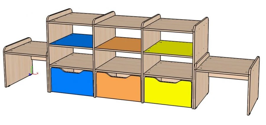 Shelving unit, Art. CCt-03