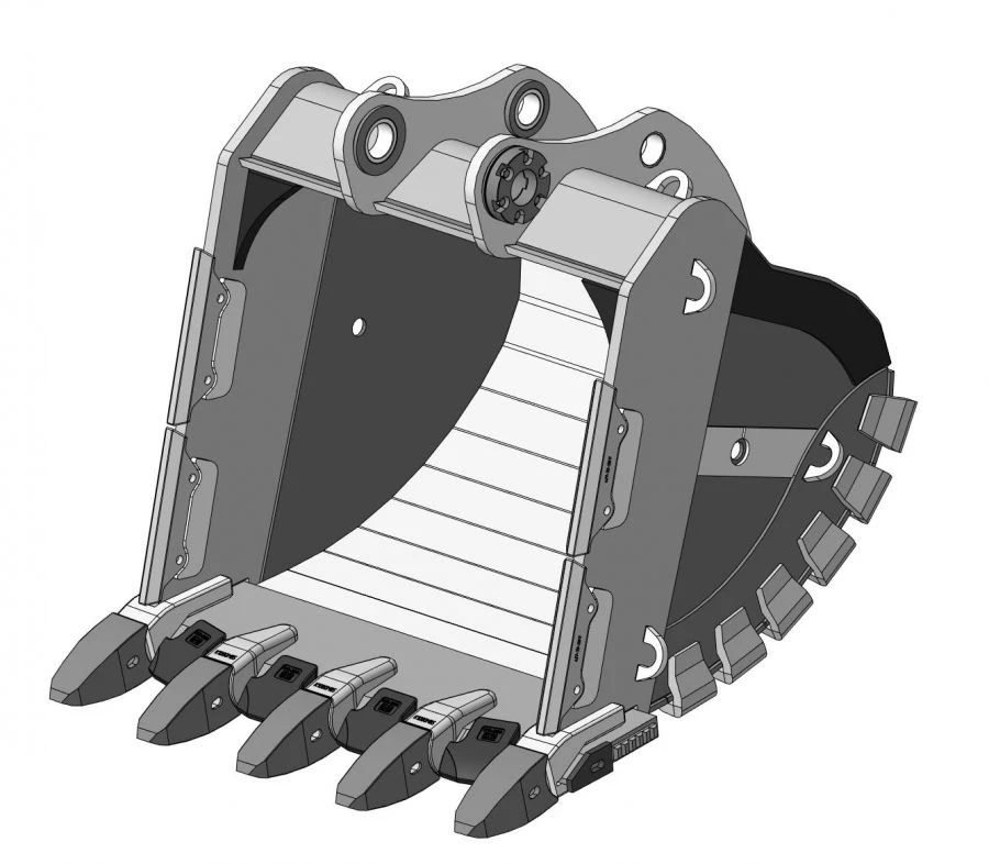 RDX-83.22-H1 heavy duty rock bucket