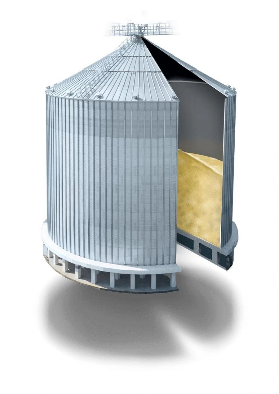 Metal silo of SP modification