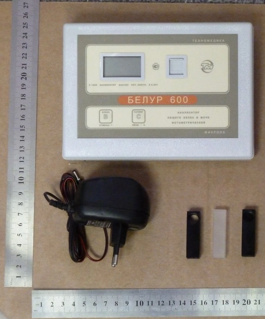 Analyzer of total protein in urine photometric portable AOBMF-01-"NPPTM" according to TU 9443-020-11254896-2009 with accessories
