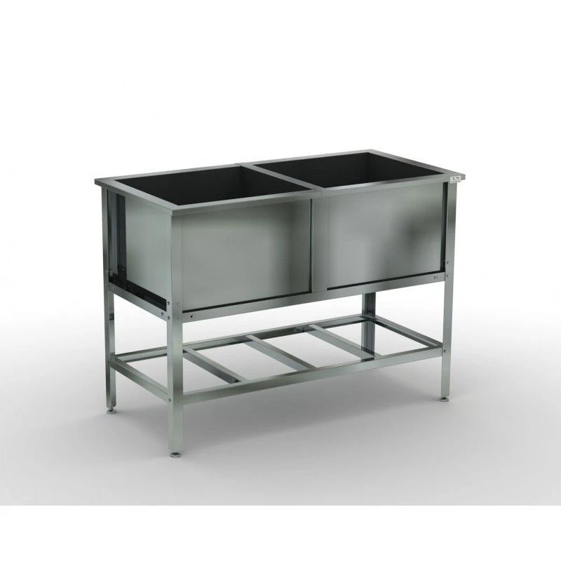 Two-section bath 1000x500x870 mm