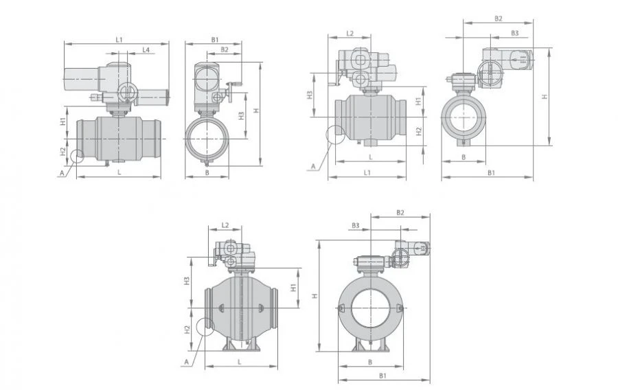 Ball valves DN to 400 PN to 16,0 MPa (160 kgf/cm2)