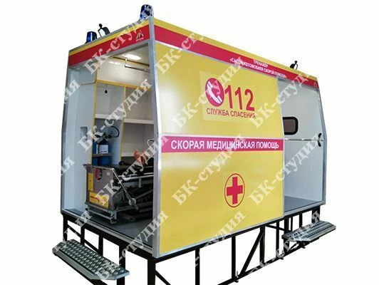 Simulator "Interior of an ambulance car"