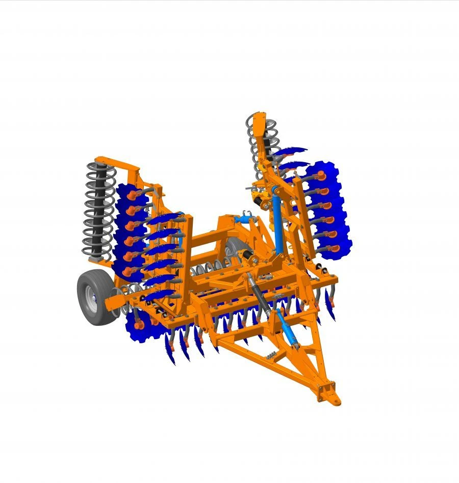 Modular disc harrow PM-6x2