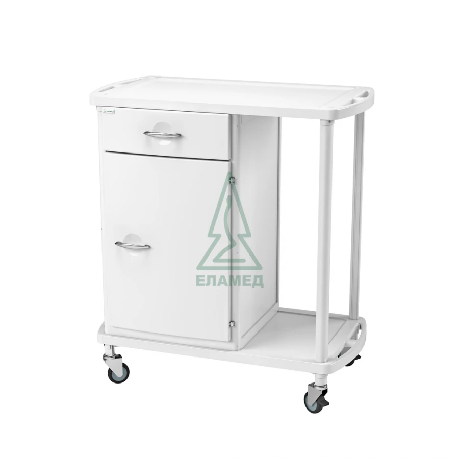 Medical polymer tiered table-cart "STMP-01-"ELAT", var. 10 GIKS.942810.102 TU