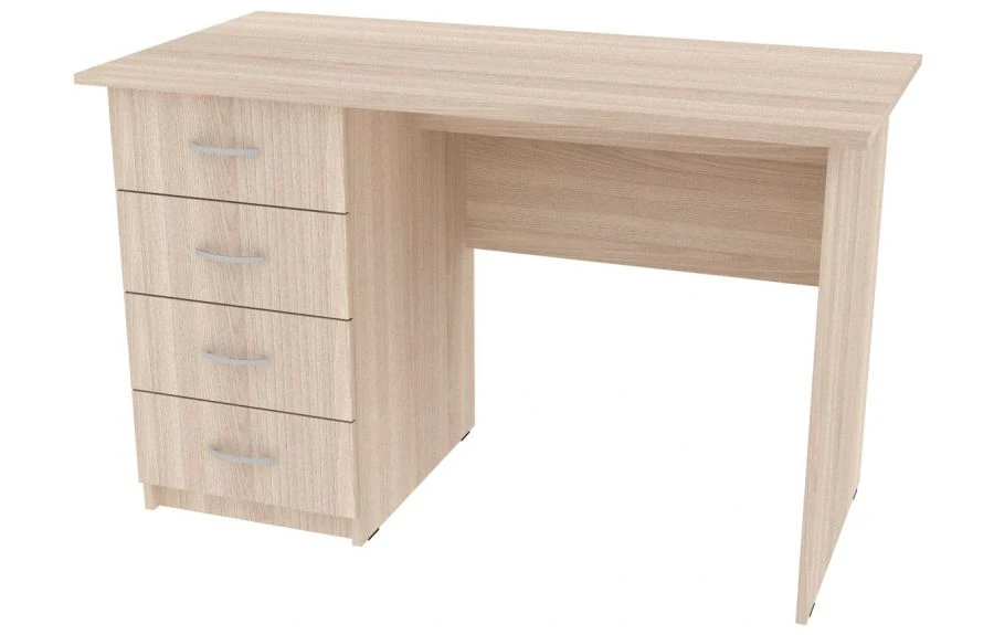 Desk with LEFT drawer (4 drawers) 1200x600x750mm (WxHxH) 405.332