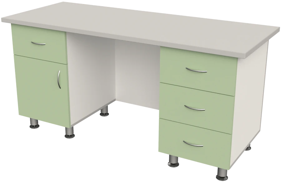 Medical table for doctor with two built-in cabinet SKV-2-"Aibolit".