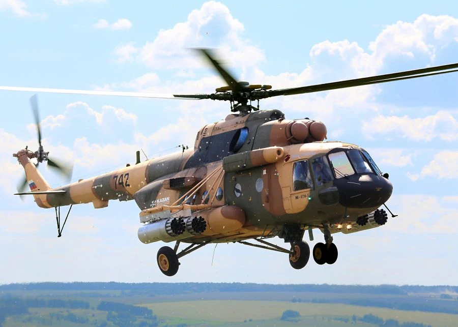 Military transport helicopter Mi-17V-5