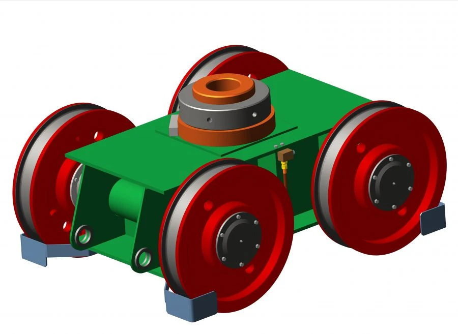 Non-self-propelled slipway trolley 11-TN14-800000.00.00.00