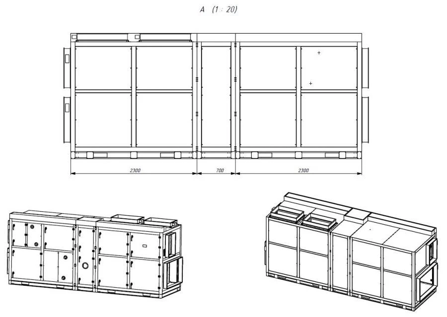 Ventilation unit, series RLT