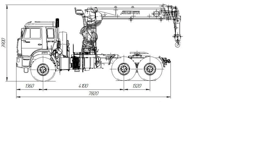 Special fifth-wheel tractor with CMU (version with CMU: ANT 1.8-2, ANT 2.5-2, ANT 4.4-1, ANT 5-2, ANT 7.5-2, ANT 8.5-2, ANT 10LM