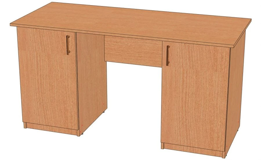 Two-desk writing desk. Model: SPT-2