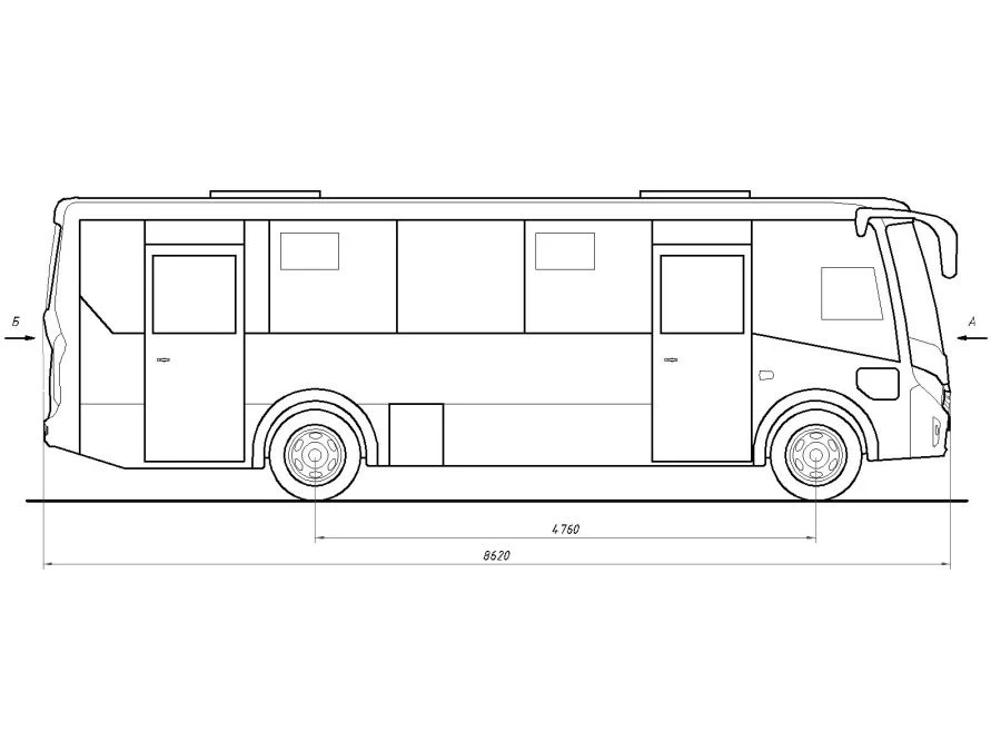 Special purpose motor transport vehicle M304412-30 "Mobile social-household complex" (base vehicle PAZ 4234-04 manufactured on t