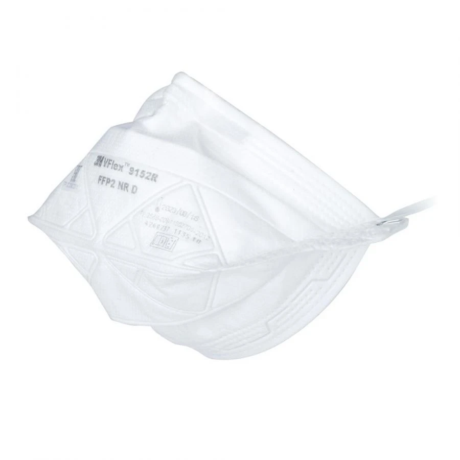 Filtering half-mask for protection against aerosols of the "ZM" trade mark, VFIex series: model 9152R protection class FFP2 NR D