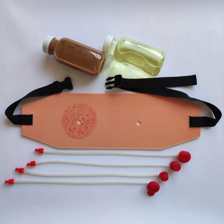 Stoma care training simulator, ROST-stoma
