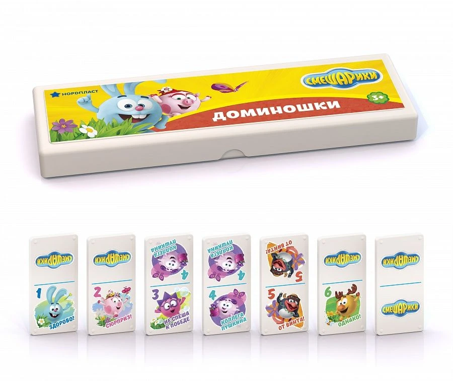 Small "Smeshariki" dominoes