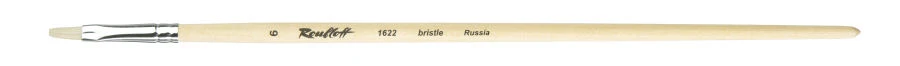 Pig bristle art brush flat