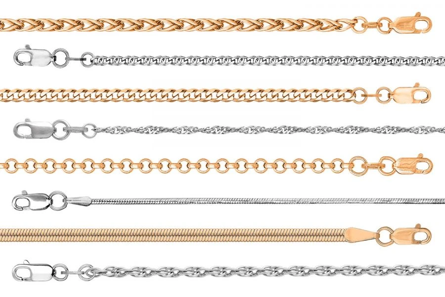 Gold neck ornament Chain Singapore with diamond facet NC15-028 0.2MM 40SM 1.08G