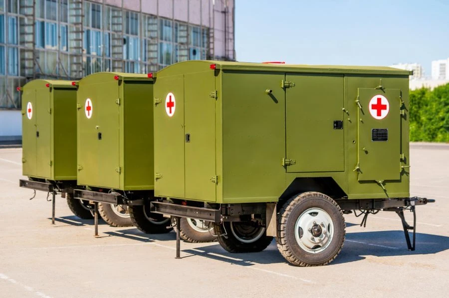 Disinfection-shower unit DDP-2M (in trailers)