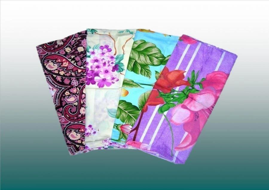 Pillowcases (top and bottom) of cotton fabrics