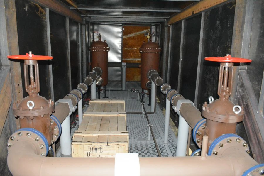 Unit of separator-weathering separator S-3 black.BSV-2,5-2000-3(USK).00.00.00.000