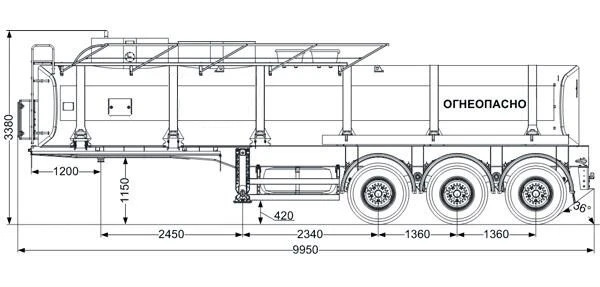 Semi-trailer tank STK 9010-30
