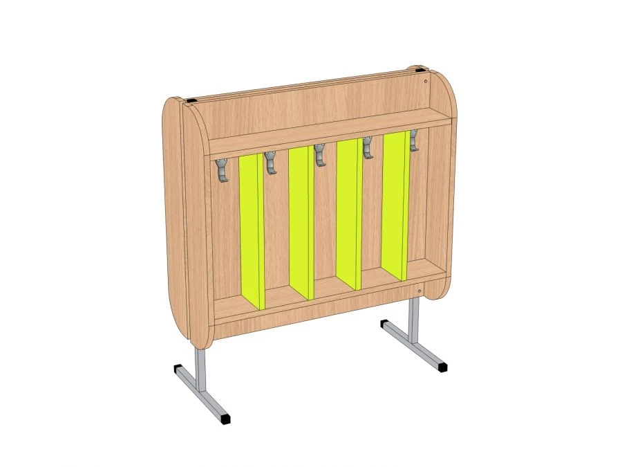 Children's 2-way towel rack 696*265(300)*1100mm VP5-2M