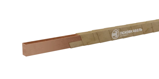 Copper wire of round or rectangular cross-section, insulated with tapes of synthetic aramid paper "Nomex", grade PBN