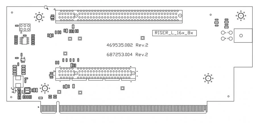 Expansion board Riser KDBA.469535.082