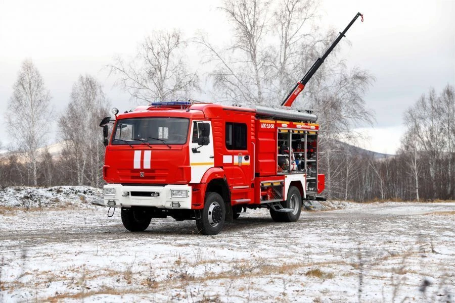 Fire and rescue vehicle APS-(0,5-3,0)-?, type 58812K43265, modification 58812R, on chassis KAMAZ-43265-D5.