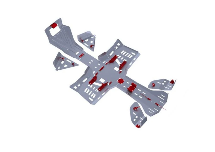 Can Am Outlander/Max G2 underbody protection kit