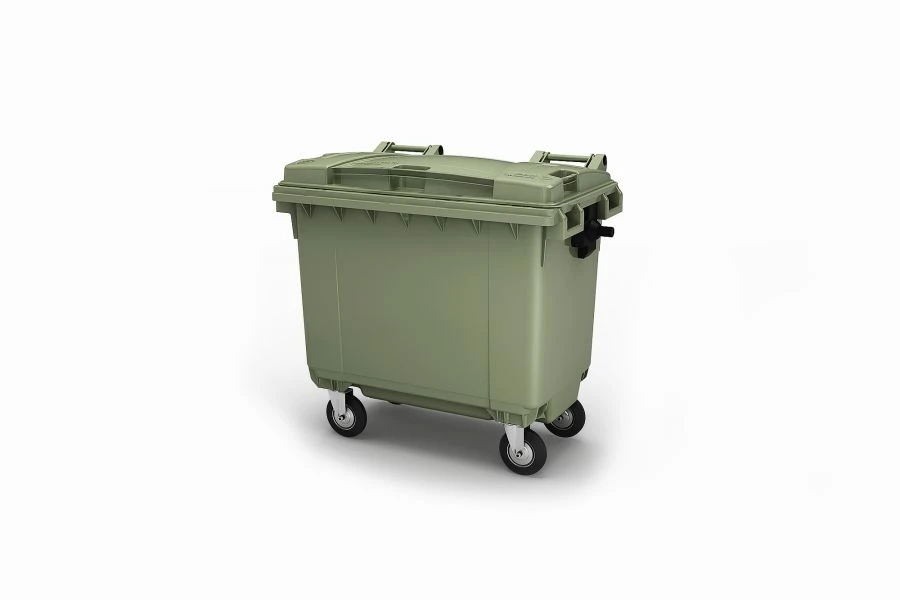 Mobile waste bin 660l Art.25.C19 (20.803.70.PE; 21.053.70.PE)