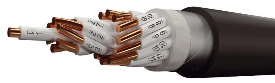 Control cables, not spreading combustion, with low smoke and gas emission KVBbshvzng(A)-LS