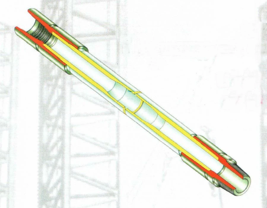 Light alloy drill pipe LBTPN D16T alloy 147x11MM