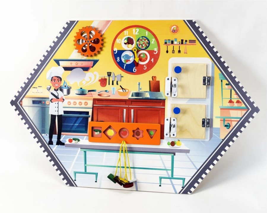 Bisiboard (didactic panel) wall mounted COOK. LEARNING PROFESSIONS series