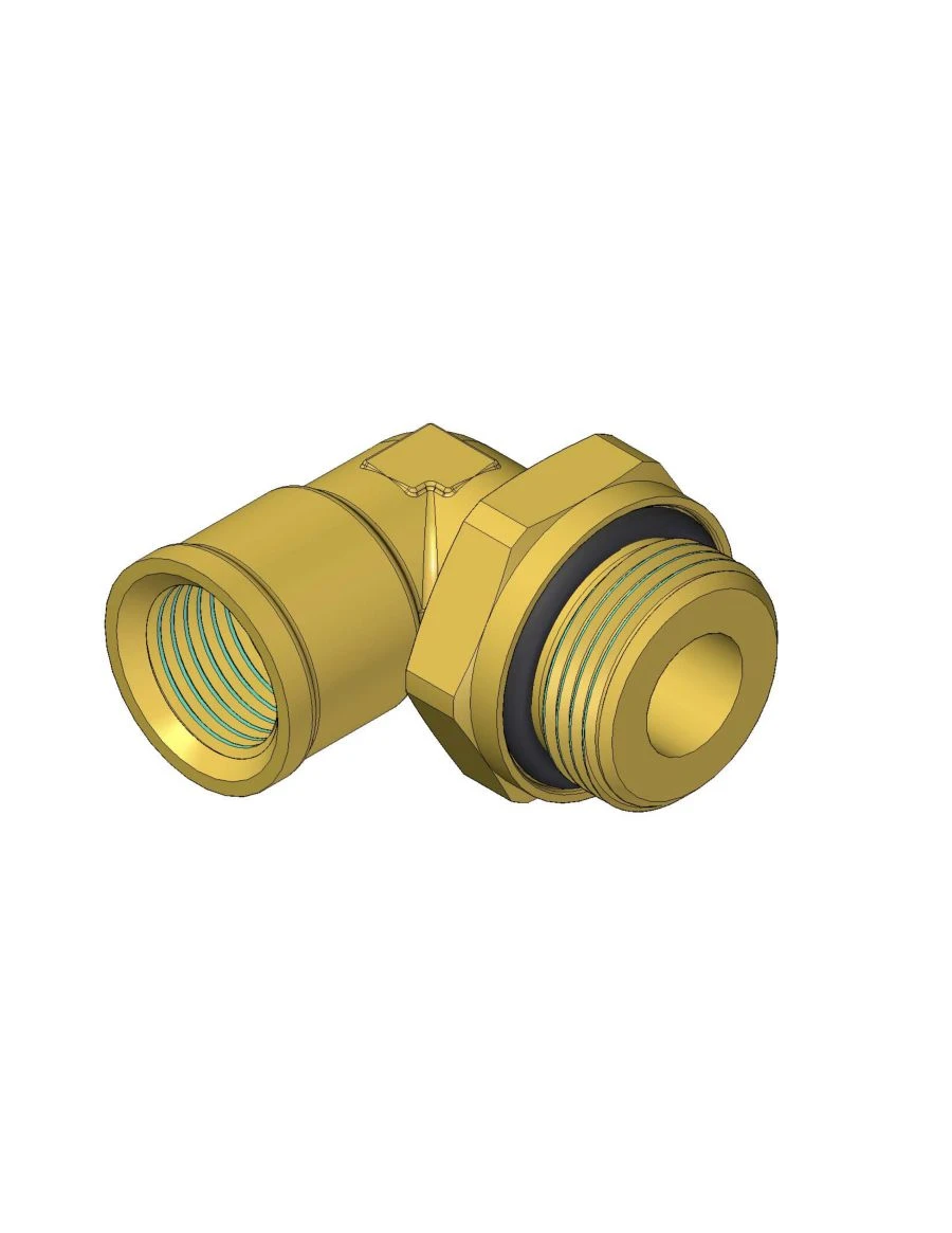 467.02.04.000 L-shaped fitting M16-M16