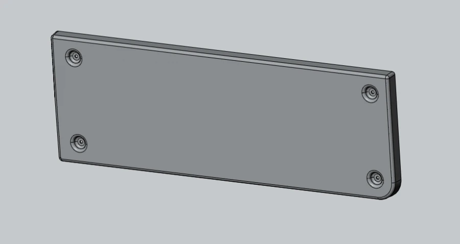 Front tailgate catwalk hatch trim 529230-5613140-10