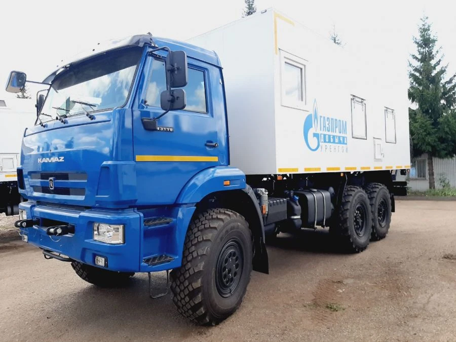 Cargo-passenger workshop vehicle, model 675511, on KAMAZ 5350-D5 chassis