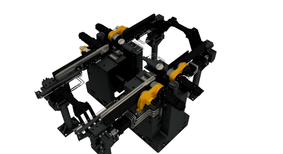Wheel lathe model TK2500